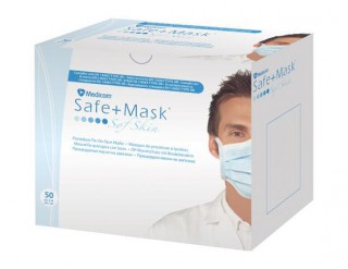 Маска хирургическая Medicom Safe Mask SofSkin Standard